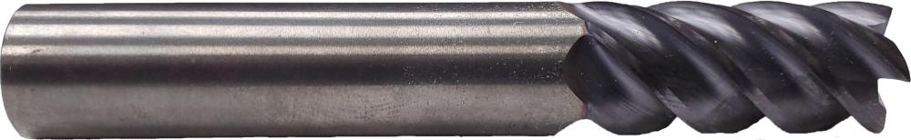 5 Flute Square End Mill, AlTiN Coated, 1/8 X 1/8 X 1/2 X 1-1/2