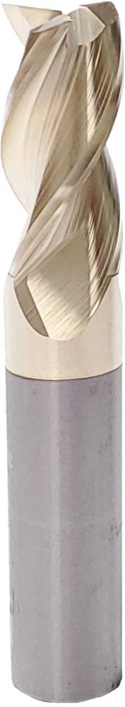 3 Flute Square End Mill, ZrN Coated, 3/4 X 3/4 X 1-1/2 X 4