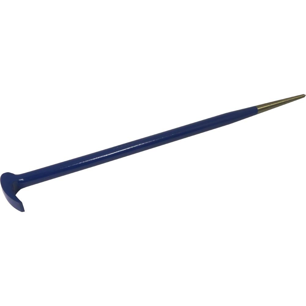 15-1/4&#34; Rolling Head Pry Bar, 1/2&#34; Round Shank, Royal Blue Paint Finish