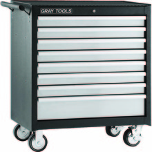 Gray Tools 99208SB - Marquis Series 34" Roller Cabinet With 8 Drawers