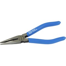 Gray Tools B230B - 5-3/4" Needle Nose Straight Cutter Pliers, With Vinyl Grips, 1-1/2" Jaw