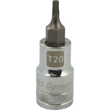 Gray Tools D013320 - 1/2" Drive Torx® Head, T20 Bit Regular Length, Chrome Finish Socket