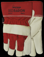 Watson Gloves 4002-L - RED BARON UNLINED - LARGE
