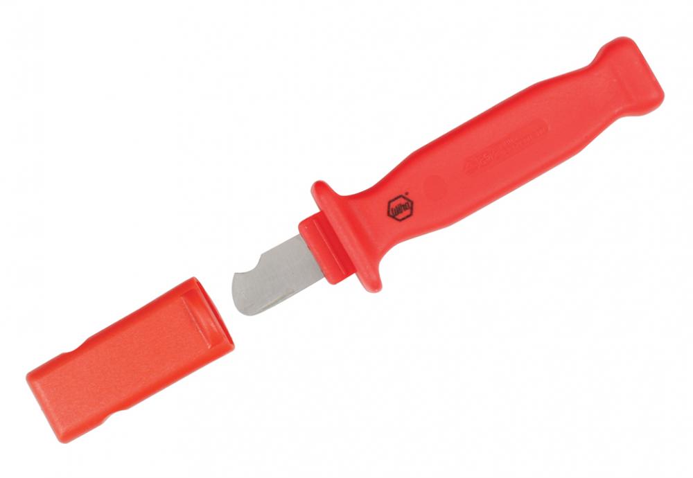 Insulated Cable Stripping Knife 35mm Notched Blade