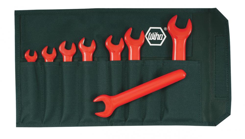 Insulated Open End Wrench 8 Piece Metric Set