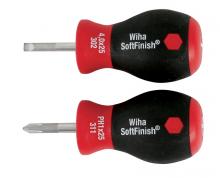 Wiha 31190 - SoftFinish® Stubby Slotted 4.0mm/Phillips #1 2 Piece Set
