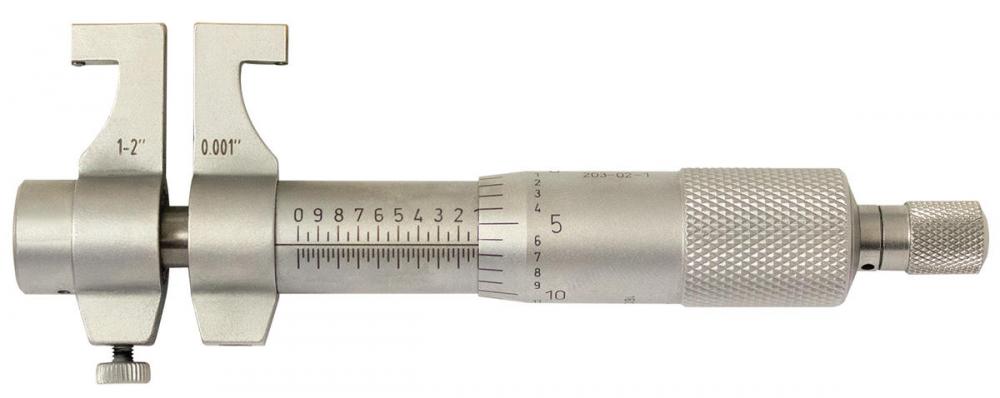 Asimeto 7203011 0.2-1.2&#34; x 0.001&#34; Inside Micrometer With Caliper Style Jaws