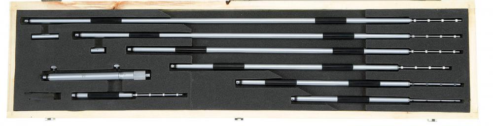 Asimeto 7242121 2-12&#34; x 0.001&#34; Interchangeable Rod Type Inside Micrometer