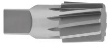 Sowa Tool 129-647 - STM Size 1/8" x 2-1/8" OAL Left Hand Flute Straight Shank HSS Taper Pipe Reamer