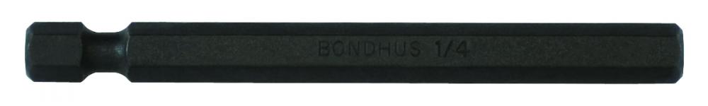 BONDHUS 1/4 X 3&#34; HEX END POWER BIT