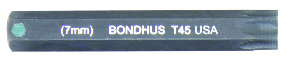 BONDHUS T45 X 2&#34; PROHOLD™ TORX® BIT