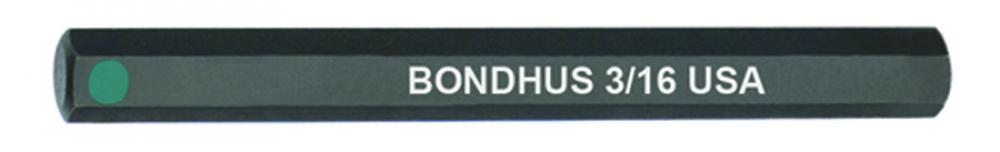 BONDHUS 3/16 X 2&#34; PROHOLD® HEX BIT