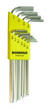 Bondhus 16138-BON - BONDHUS 10PC (1/16-1/4) BRITEGUARD™ HEX SET