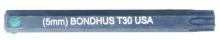 Bondhus 32030-BON - BONDHUS T30 X 2" PROHOLD™ TORX® BIT