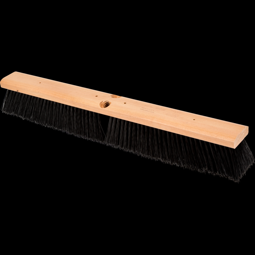 PFERD Broom Head - Medium Sweep 24&#34; Black Synthetic Fill 3&#34; Trim