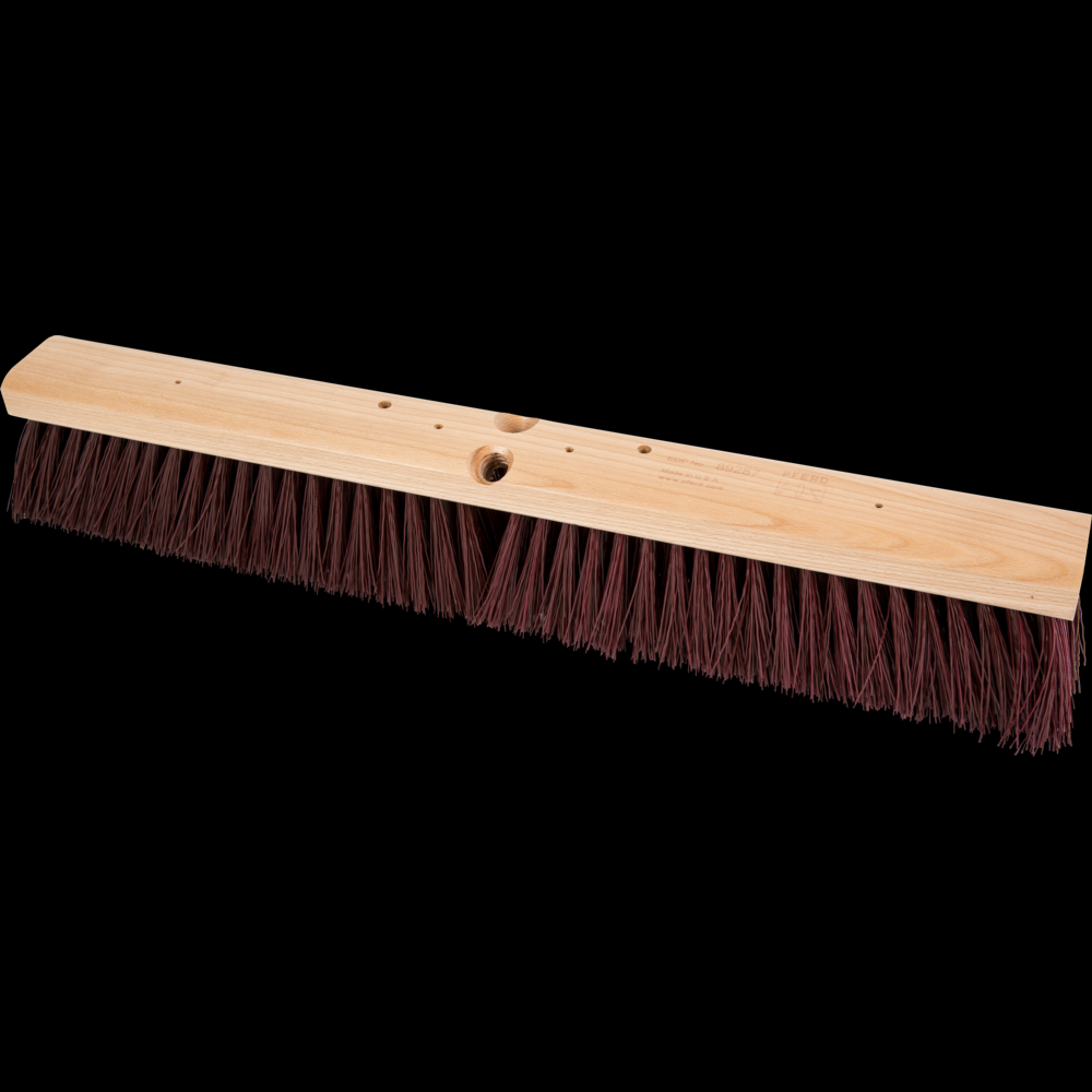 PFERD Broom Head - Coarse Sweep 24&#34; Maroon Synthetic Fill 3&#34; Trim