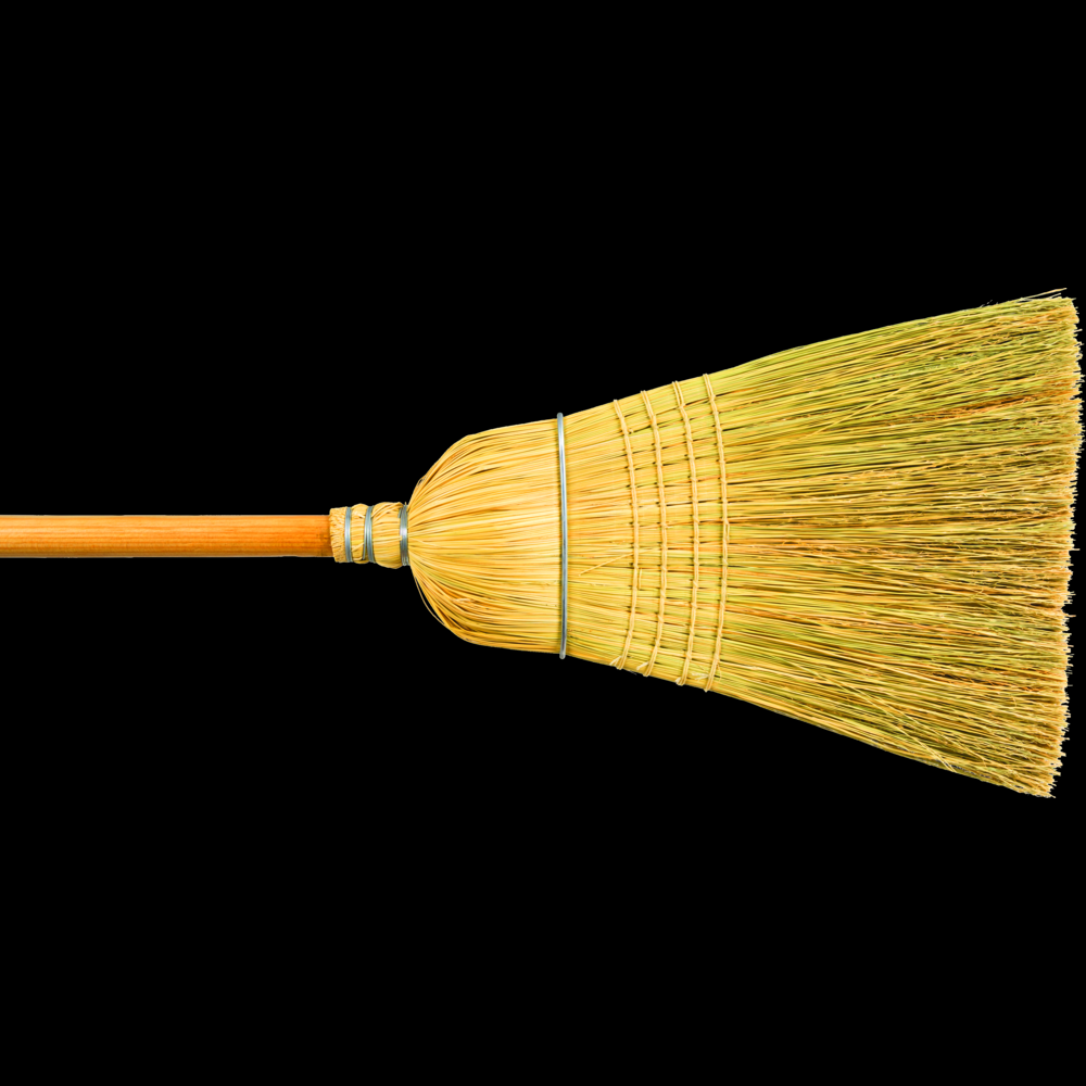 PFERD Upright Corn Broom 56&#34; Corn Fiber Fill 11&#34; Sweep