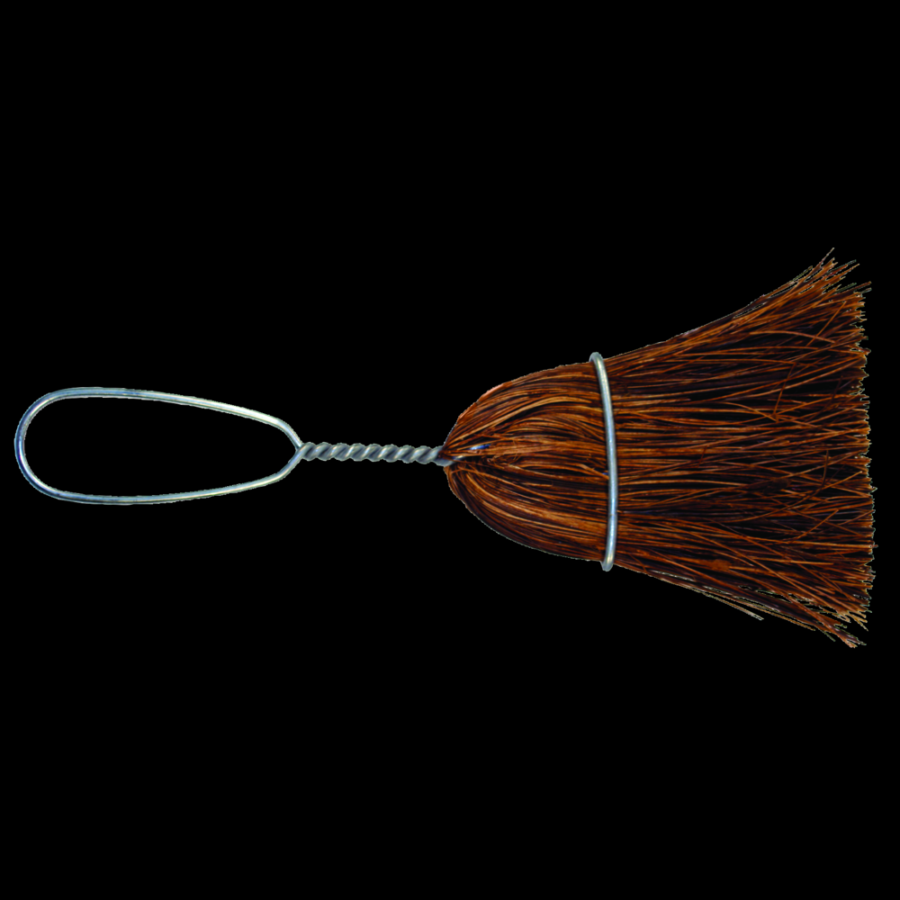 PFERD Whisk Broom 10&#34; Palmyra Fill Wire Loop Handle