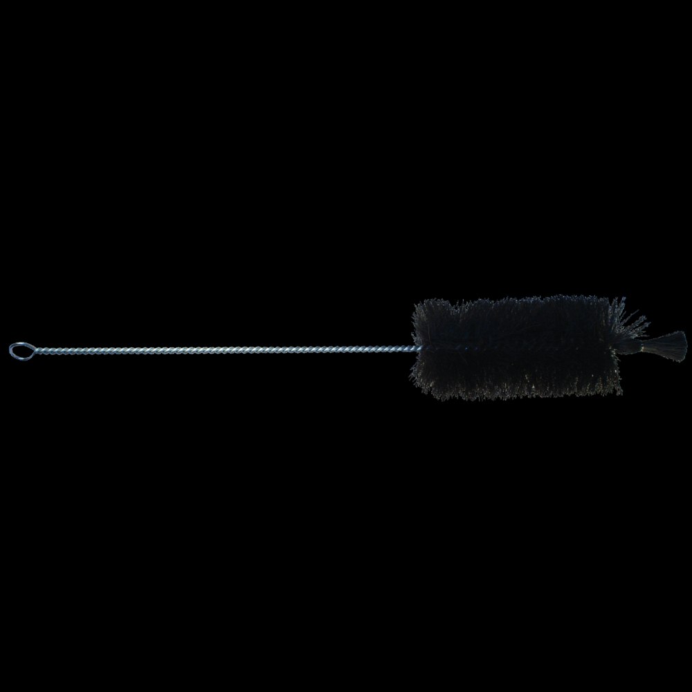 PFERD Hand Bottle Brush 2-3/4&#34; Horsehair/Nylon Fill Twisted Wire Handle