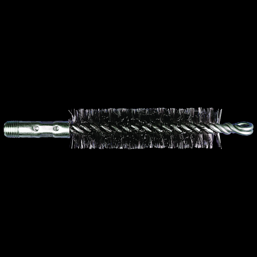 PFERD Condenser Pipe Brush Double Spiral 1/2&#34; Dia. .010 Carbon Steel Wire