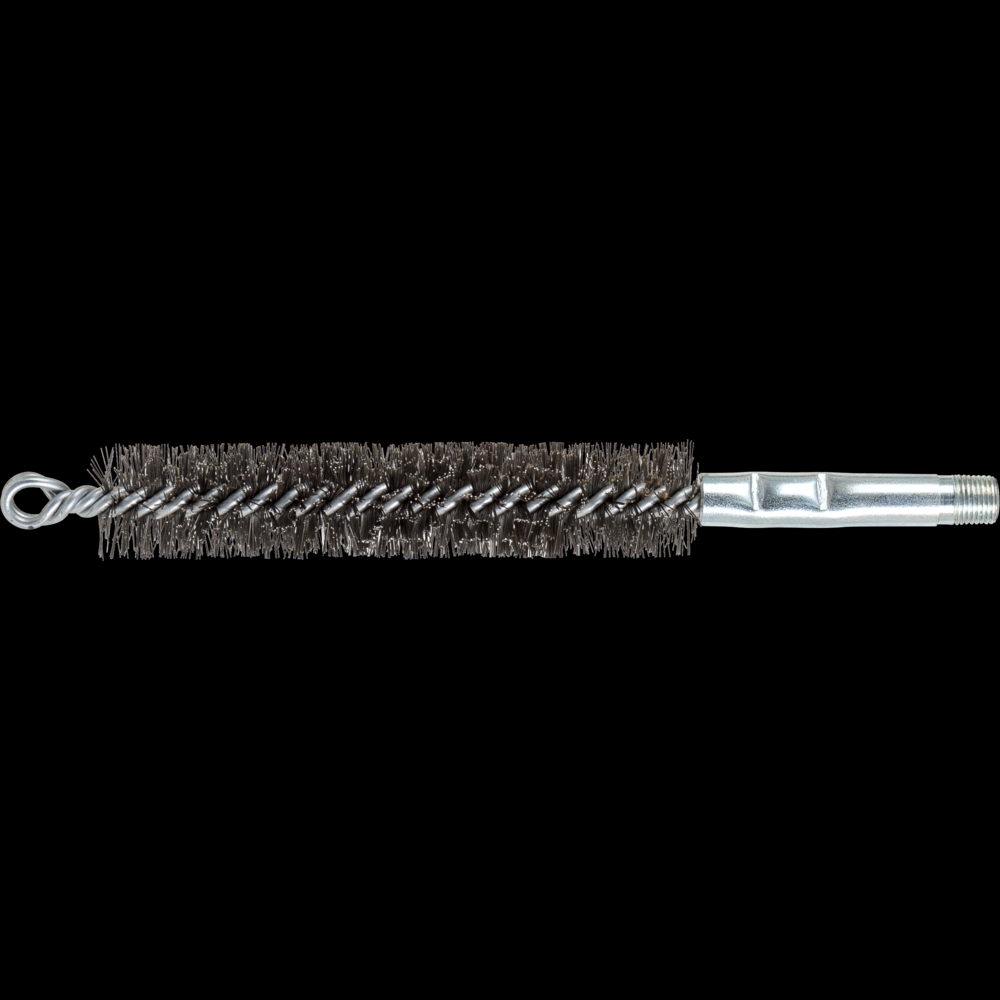 PFERD Condenser Pipe Brush Double Spiral 7/8&#34; Dia. .010 Carbon Steel Wire
