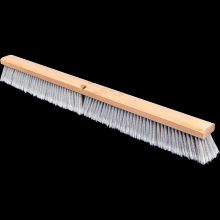 Pferd Inc. 79189225 - PFERD Broom Head - Fine Sweep 36" Flagged Silver Plastic Fill 3" Trim