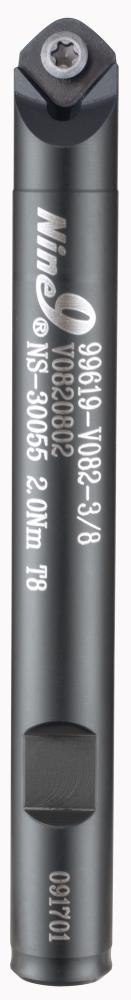 Nine9 Indexable NC Spot Drill Tool Holder (00-99619-V082-3/8), 3/8&#34; Shank