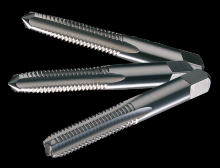 Cle-Force C69412 - Taper, Plug, and Bottoming Carbon Steel Hand Tap Set