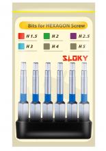 SLOKY 109-TPK-B03-H015-50 - H1.5 x 50mm HEX BIT, RED
