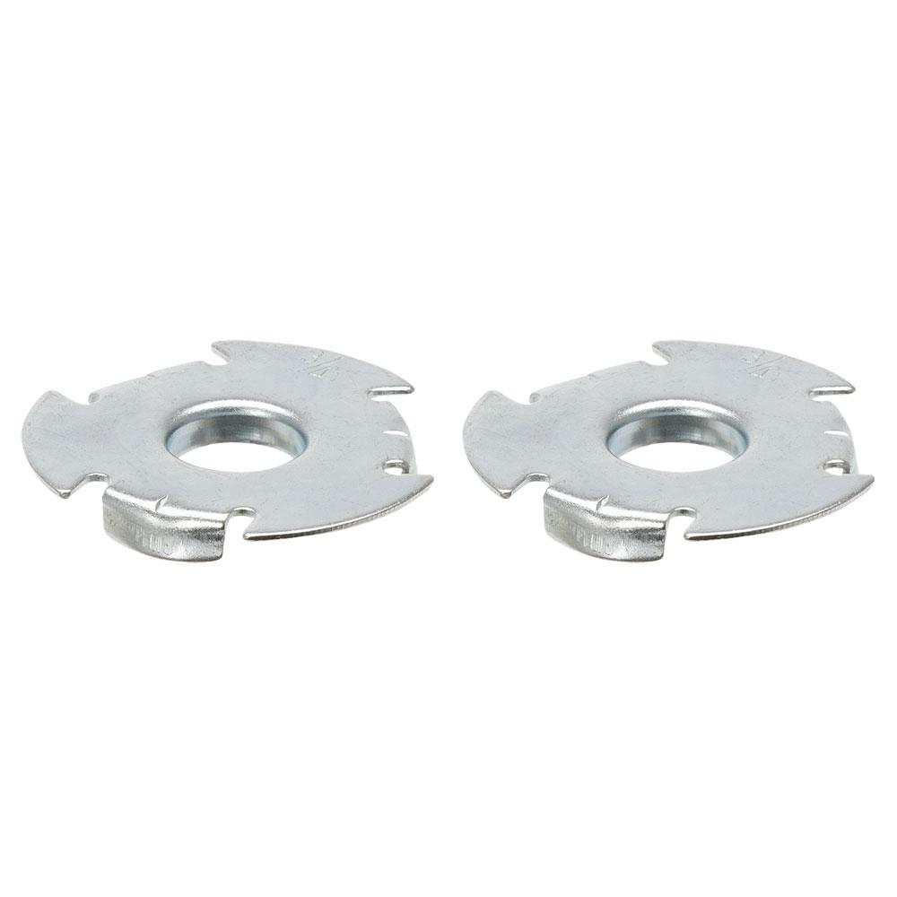 3/4&#34; Hole x 2&#34; O.D. Adaptors for JET Bench Crimped Wire Wheels (Pair)