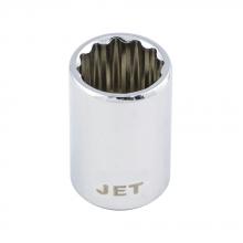 Jet - CA 670607 - 1/4" DR x 7mm Regular Chrome Socket - 12 Point