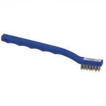 Jet - CA 551167 - 3 Row Mini Stainless Steel Hand Wire Scratch Brush with Plastic Handle