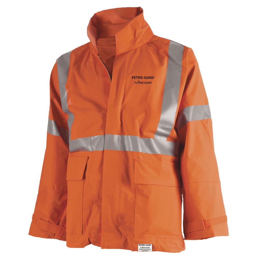 Hi-Viz Orange Petro-Gard® FR/ARC Rated Safety Jacket - Neoprene Coated Nomex® - 3XL
