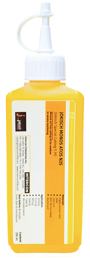 Jokisch Monos Atos N3S (S-91) Special Cutting Oil, 250ml Bottle