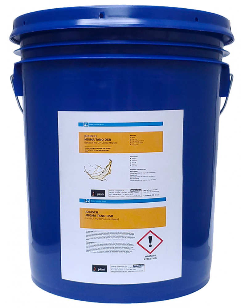 Jokisch Migma Tano DSR (W2 OP Concentrate) Cutting Fluid, 20L Pail