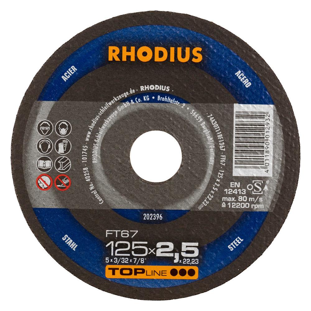 Rhodius 6X1/16X7/8 FT67M TOP TYPE 1 WHEEL